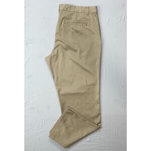 Nike Golf Dri-Fit Flat Front Performance Stretch Chino Pants. Beige, Men's 38X30